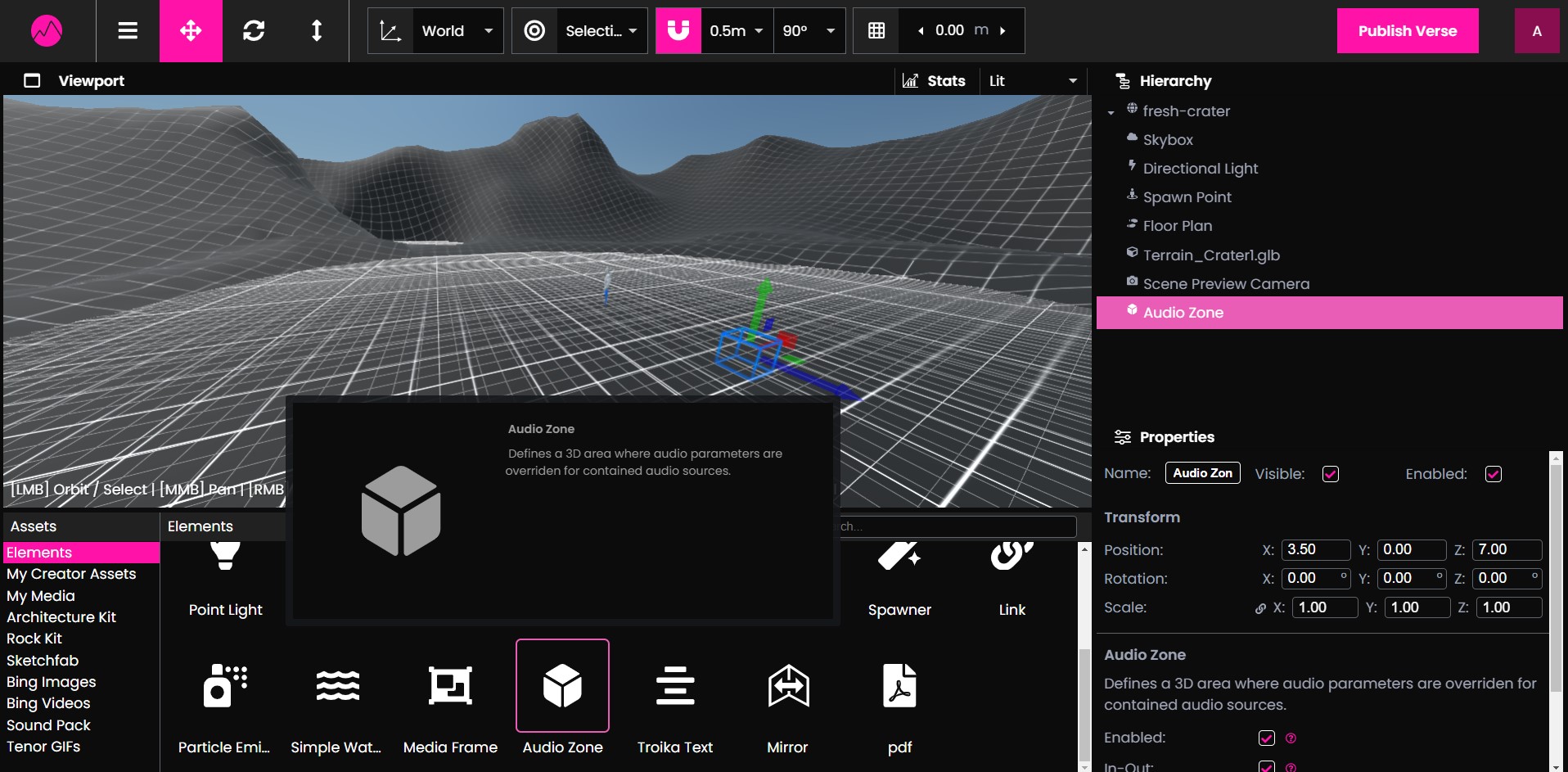 Audio Zones Example Image 1