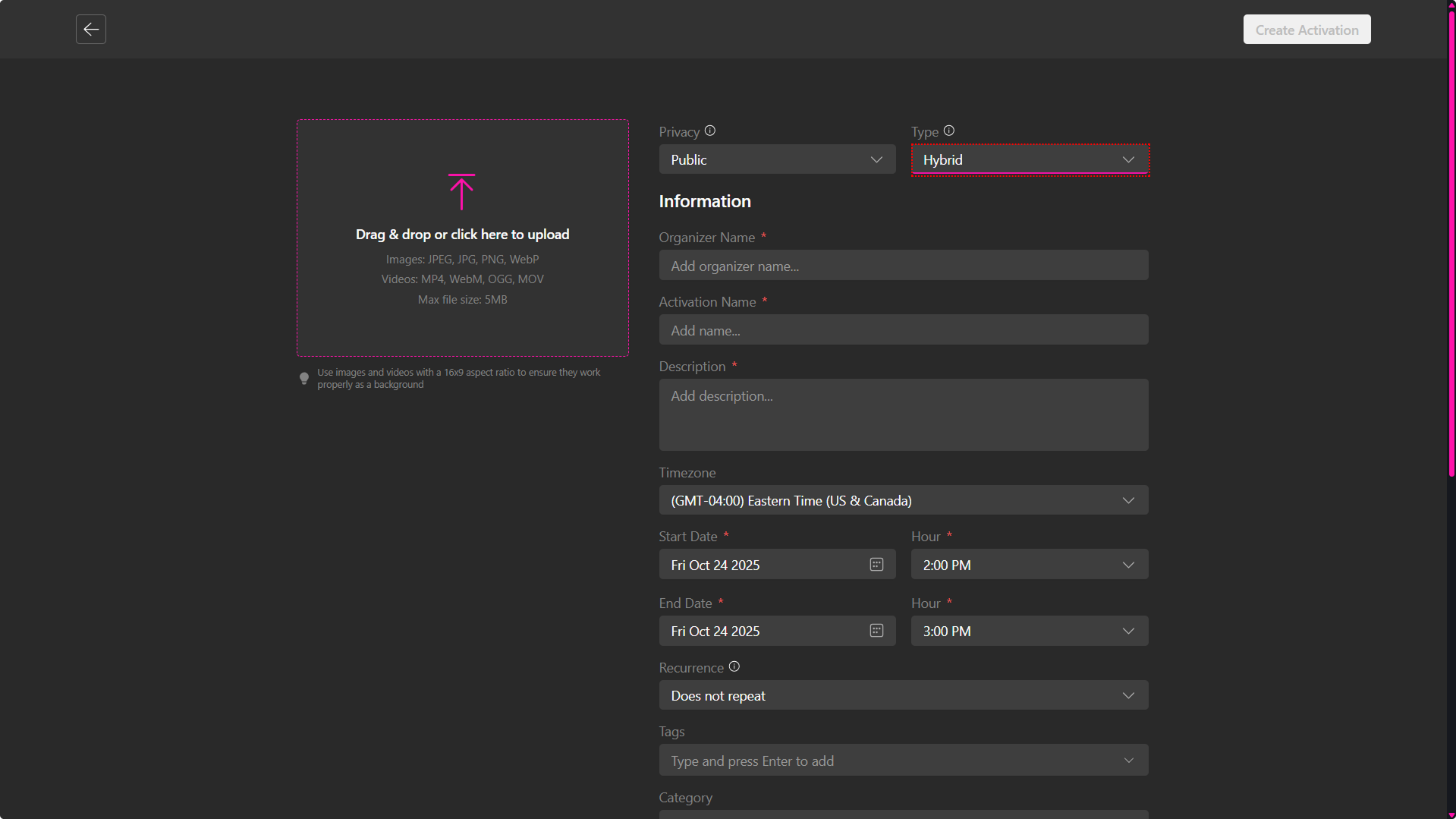 Crear Avatar Personalizado