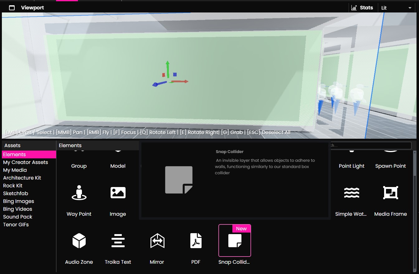 mediaframe element in Creator