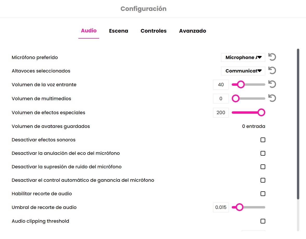 Onland - advance settings