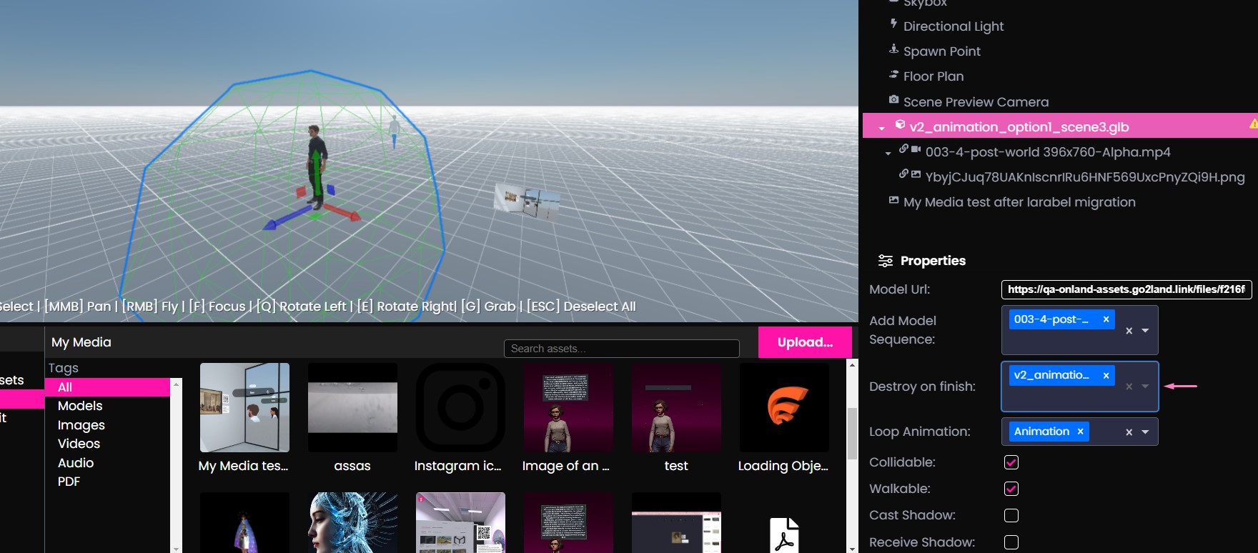 proximity element in Creator