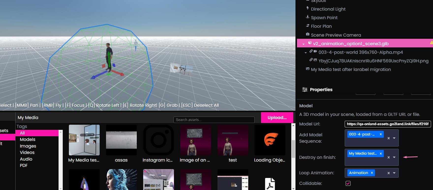 proximity element in Creator