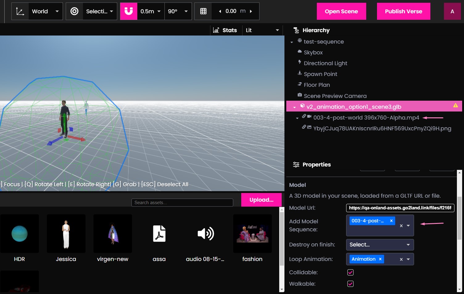 proximity element in Creator